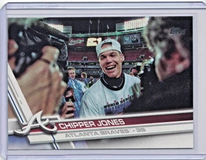 2017 Topps Update Series - Retired Short Print Variation Chipper Jones #US248 - Picture 1 of 2
