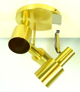 Ceiling Spot Light fitting Marks and Spencer Satin Brass #W2 - Picture 1 of 13