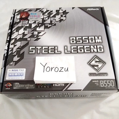 Scheda madre ASRock B550M Steel Legend AMD Soket AM4 B550 Micro ATX usata - Immagine 1 di 4