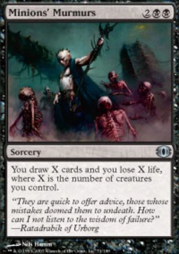 Minions' Murmurs - Future Sight #71/180 MTG Magic The Gathering - Image 1 of 1