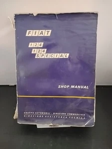 Fiat Spider 124 Special sedan Sport coupe wagon factory shop/service manual - Picture 1 of 5