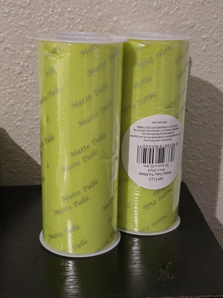 Matte Tulle - Apple Green Foto 1 de 1