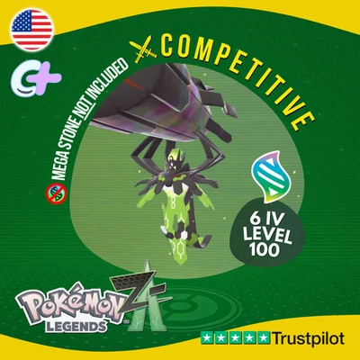 Mega Zygarde Non Shiny Competitive 6 IV Pokémon Legends Z-A Battle Ready ZA Z A - Image 1 of 4