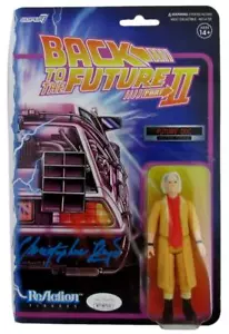 Christopher Lloyd Signed/Auto Back to the Future Reaction Figure JSA 160067 - Picture 1 of 4