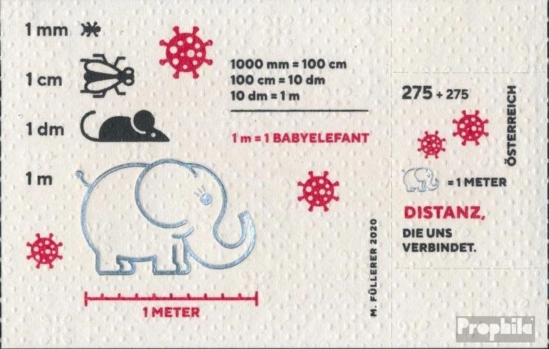 Марки Австрия 2020 Mi block119 как новые без наклеек и следов 2020 Covid-19-Pandemie - Изображение 1 из 1