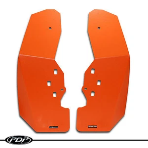 2014 - 2017 Polaris RZR XP 1000 RZR aleta de barro/brotes de guardabarros juego delantero (2) naranja - Imagen 1 de 12