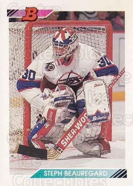 1992-93 Bowman #405 Stephane Beauregard - Image 1 of 1