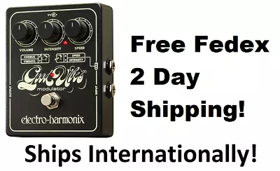 New Electro-Harmonix EHX Good Vibes Analog Modulator Guitar Effect Pedal - Image 1 of 2