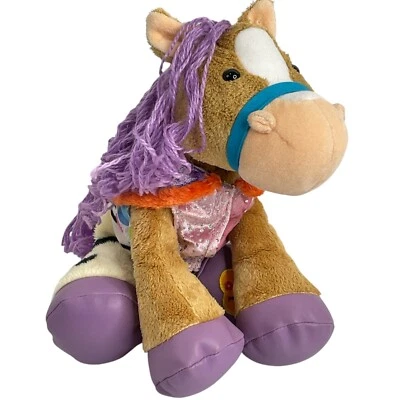 Juguete Manhattan Peluche Groovy Girls Giddi Pet Rageous Pony Caballo Relleno 2005 De Colección Foto 1 de 4