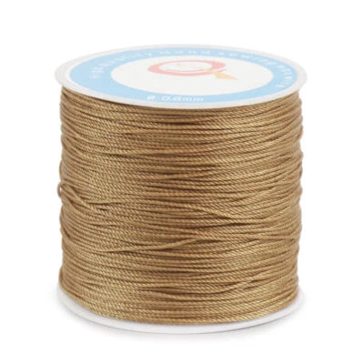 Waxed Thread String Cord Sewing Machine Stitching for Leather Craft 87Yard 0.6mm - Image 1 of 4
