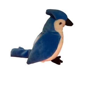 Ty "Rocket" Gorro Bebé Retirado Con Errores Ultra Raros Azul Jay - Imagen 1 de 5