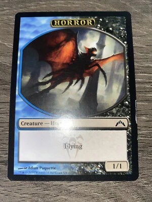 Horror Token - Blue/Black - Paquette Art - GTC Gatecrash MTG Magic - Image 1 of 3