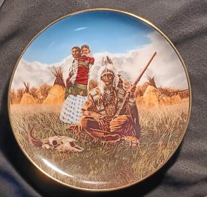 Family of The Plains Franklin Mint Collectors Plate by Paul Calle LA4556 - Picture 1 of 2
