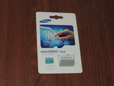 New - Samsung 16GB Class 6 - 24 MB/s - MicroSDHC Card - MB-MS16D MB-MS16DA/AM - Image 1 of 2