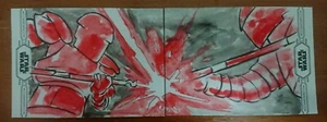 Topps Star Wars Chrome 2019 PRAETORIAN GUARD puzzle set AP Sketchcard  - Picture 1 of 1