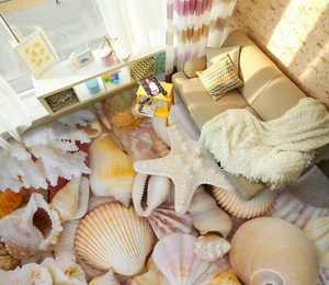 3D Starfish Shell 35RAIN11 Floor WallPaper Murals Wall Print Decal AJ Honey - Picture 1 of 6