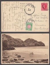 NEW ZEALAND 1935 GB POSTCARD 1d. TO PAY POSTAGE DUE (ID:56/D54861)