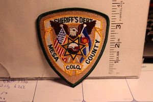 police patch MESA COUNTY SHERIFF COLORADO - Bild 1 von 1