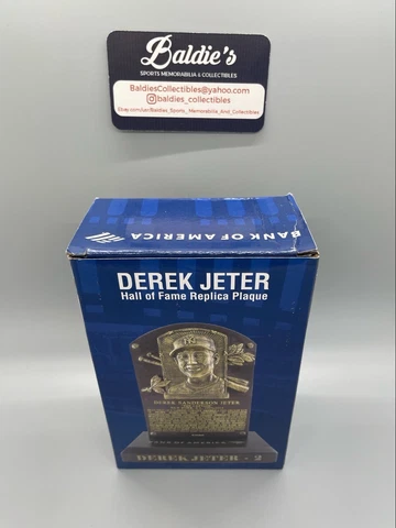 2022 Derek Jeter New York Yankees Hall Of Fame HOF Replica Plaque NY SGA 9/9 MLB Cover