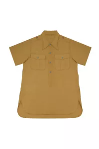 Zweiter Weltkrieg deutsches kurzärmeliges Pullovershirt DAK Tropical Afrikakorps Sand - Bild 1 von 2