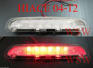 Clear Tail Light High Mounted Stop Brake Lamp Light LED For Toyota Hiace 2005-14 - Picture 1 of 8