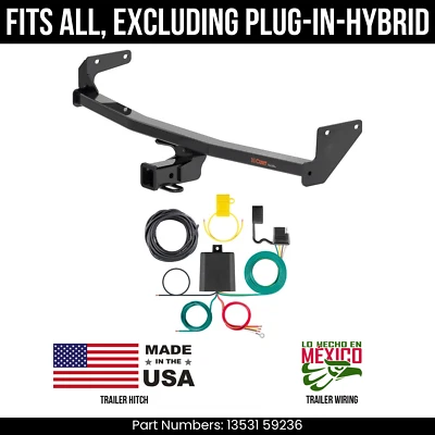 Enganche de remolque para Kia Niro EV 2022 con cableado de 4 pines sin corte híbrido enchufable 2 k Foto 1 de 3