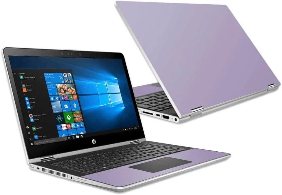 MightySkins Laptop Skin Compatible with HP Pavilion x360 15.6" (2018), Lavender - Image 1 of 1