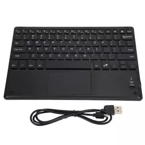 Slim Wireless BT Keyboard w/Touchpad For Android Phone Tablet PC Laptop B - Picture 1 of 12