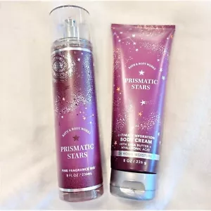 Neu Bath & Body Works in voller Größe Prismatic Stars Körpernebel und Körpercreme Set - Bild 1 von 5