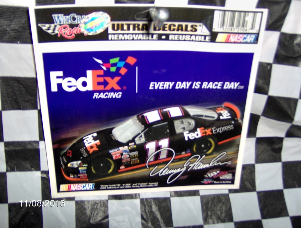 Calcomanía Denny Hamlin FedEx # 11 Express 2 Ultra Foto 1 de 1