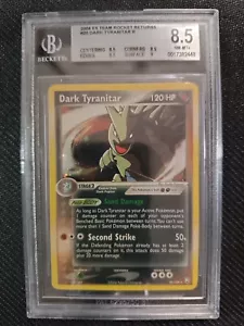 Dark Tyranitar 20/109 Ex Team Rocket Returns BGS 8.5 Beckett Pokemon Tcg - Foto 1 di 24