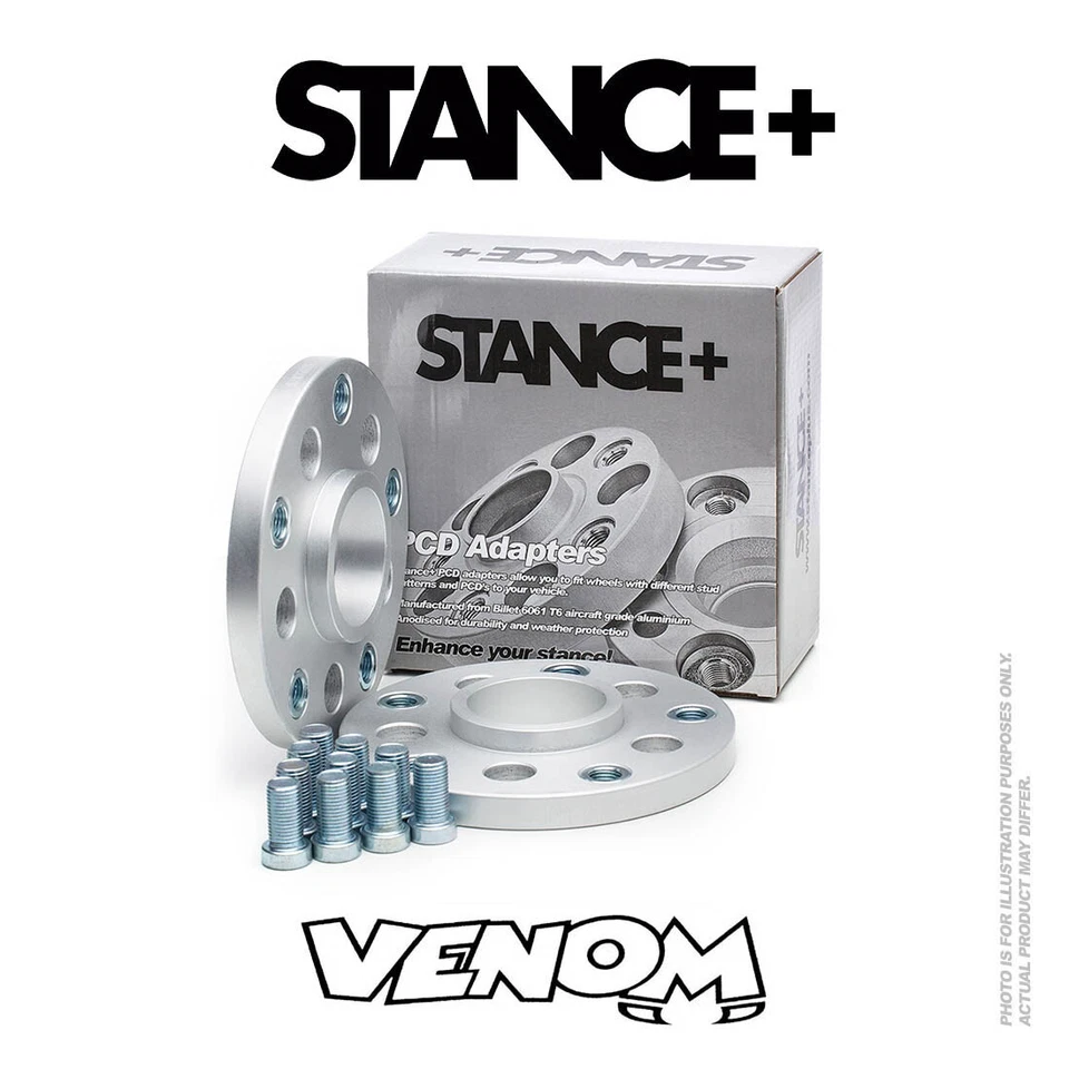 Adaptadores de cubo Stance+ 15mm PCD Audi RS3 8Y 5x112 57.1 a 5x130 71.6 M14 Foto 1 de 1