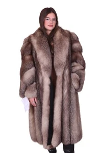 JACKET FOX FUR COAT FUCHS PELZMANTEL FOURRURE RENARD GIACCA PELLICCIA VOLPE 毛皮 - Picture 1 of 9