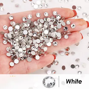 1440 Klar FlatBack Kristall Strass Edelstein 2,7 mm SS10 Nail Art Dekoration Zum Selbermachen - Bild 1 von 7