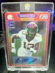 Rashod Bateman 2021 Pro Set Rookie Auto Rojo 83/100 Rc - Imagen 1 de 3