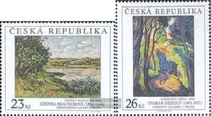 sellos República Checa 2008 Mi 577-578 usado 2008 pinturas - Imagen 1 de 1