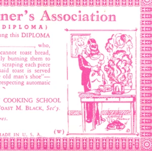 Cartolina Brindisi Associazione Bruciatori Diploma Fumetto Umorismo Mutoscopio c1950, Fumo - Foto 1 di 4