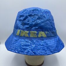 IKEA Bucket Hat Cap Adult One Size KNORVA Blue Outdoors Fishing Camping Rain Sun