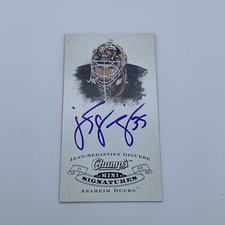 2008-09 Upper Deck Champ's Mini Signatures #CSJG Jean-Sebastien Giguere Ducks