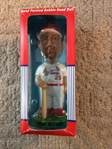 Mark McGwire Bobblehead Bobble Dobble Original Box St. Louis Cardinals 2001 Cover