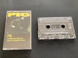 Pig - Poke In The Eye With A Sharp Stick Cassette Tape 1988 Wax Trax KMFDM *Rare - Picture 1 of 4