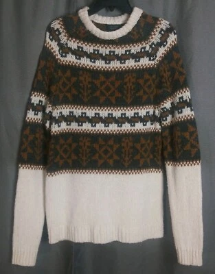 Zara Man Medium Alpaca Wool blend Knit Crewneck Pullover Sweater - Image 1 of 4