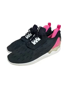Adidas ZX 8000 Boost Running Shoes Black Pink Suede Men’s 10.5 Training - Picture 1 of 6
