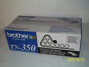Original OEM brother TN-350 TN350 Black Toner Cartridge HL-2040 HL-2070 MFC-7220 - Picture 1 of 2