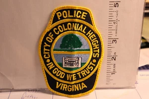 police patch  CITY OF COLONIAL HEIGHTS  POLICE VIRGINIA - Picture 1 of 1