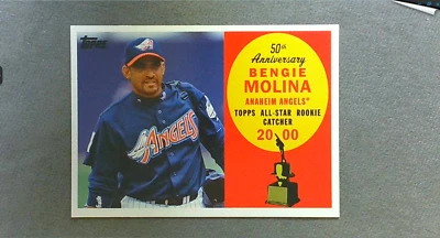 2008 Topps 50th Anniversary All Rookie Team #101 Bengie Molina Angels - Image 1 of 2