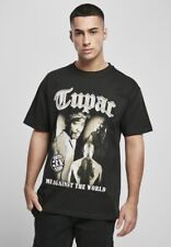 Mister Tee T-Shirt Tupac MATW Sepia Oversize Tee Black