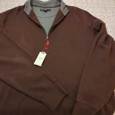 Camisa masculina Daniel Cremieux tamanho grande nova com etiquetas amanteigada macia manga longa marrom boa - Imagem 1 de 4