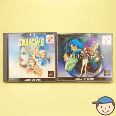 PS1 Snatcher Policenauts NTSC-J Japanese PlayStation PS Hideo Kojima Konami - Image 1 of 4