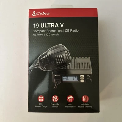 Cobra 19 MINI Ultra-Compact CB Radio – Perfect for ATV/UTV, Jeep & 4x4 Off-Road - Image 1 of 3